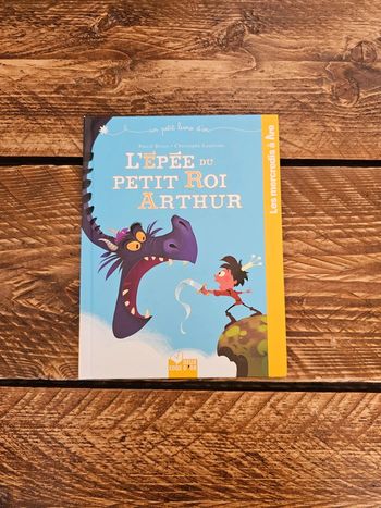 Livre enfant L'épée du petit roi Arthur les mercredis à lire fille ou garçon mixte