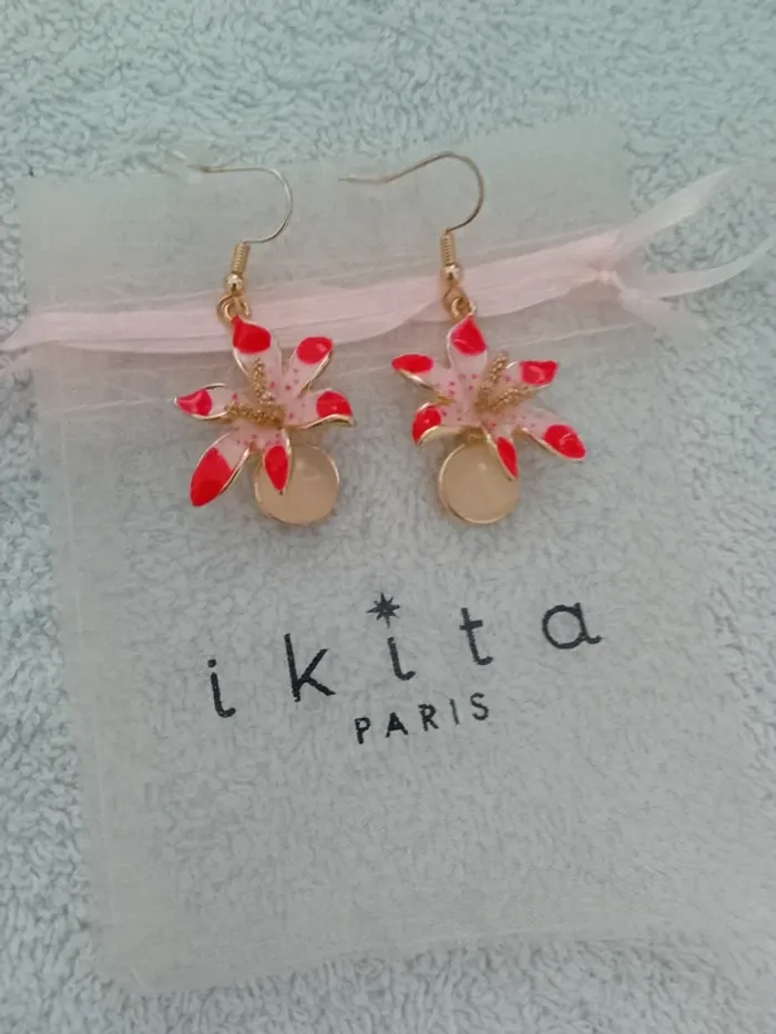 Boucles d'oreilles fleurs bohèmes