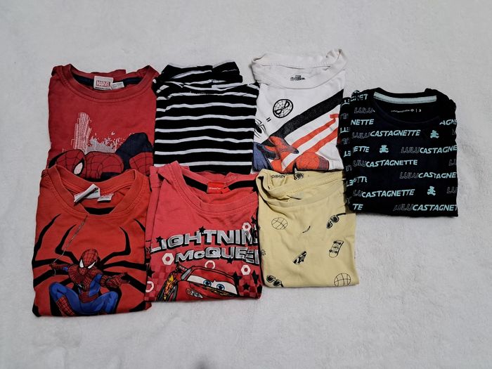 Lot de 7 tee-shirts manches courtes taille 3 ans