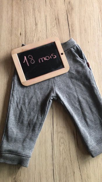 Pantalon molleton gris