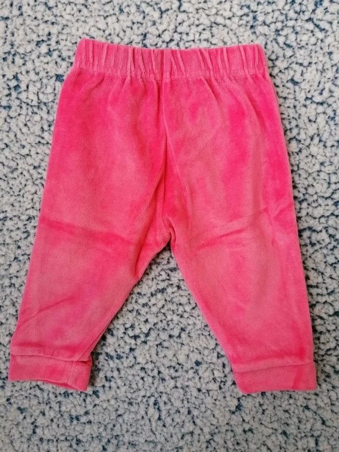Pantalon jogging velour fille taille 6 mois - photo numéro 5