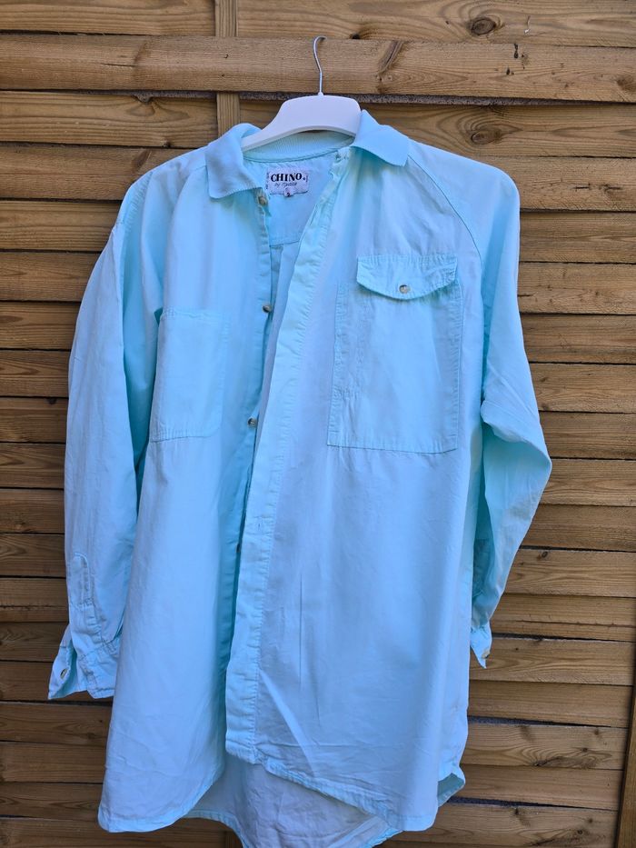 Chemise oversize mixte 🍒vintage 80 Made in France 🍒taille jusqu'au 44 - photo numéro 2