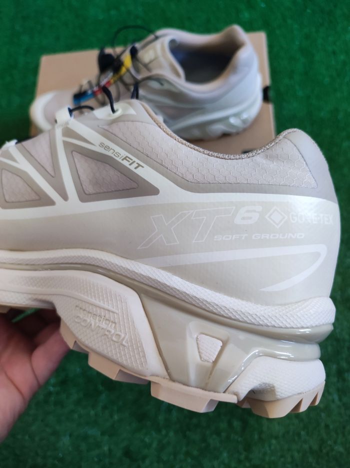 Salomon xt-6 GoreTex Oxford Tan Almond Milk Safari - photo numéro 5