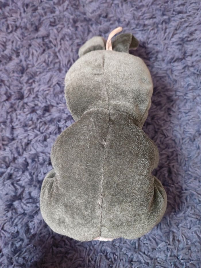 Peluche lapin gris - photo numéro 3