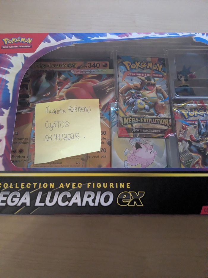 Coffret Mega Lucario avec Figurine