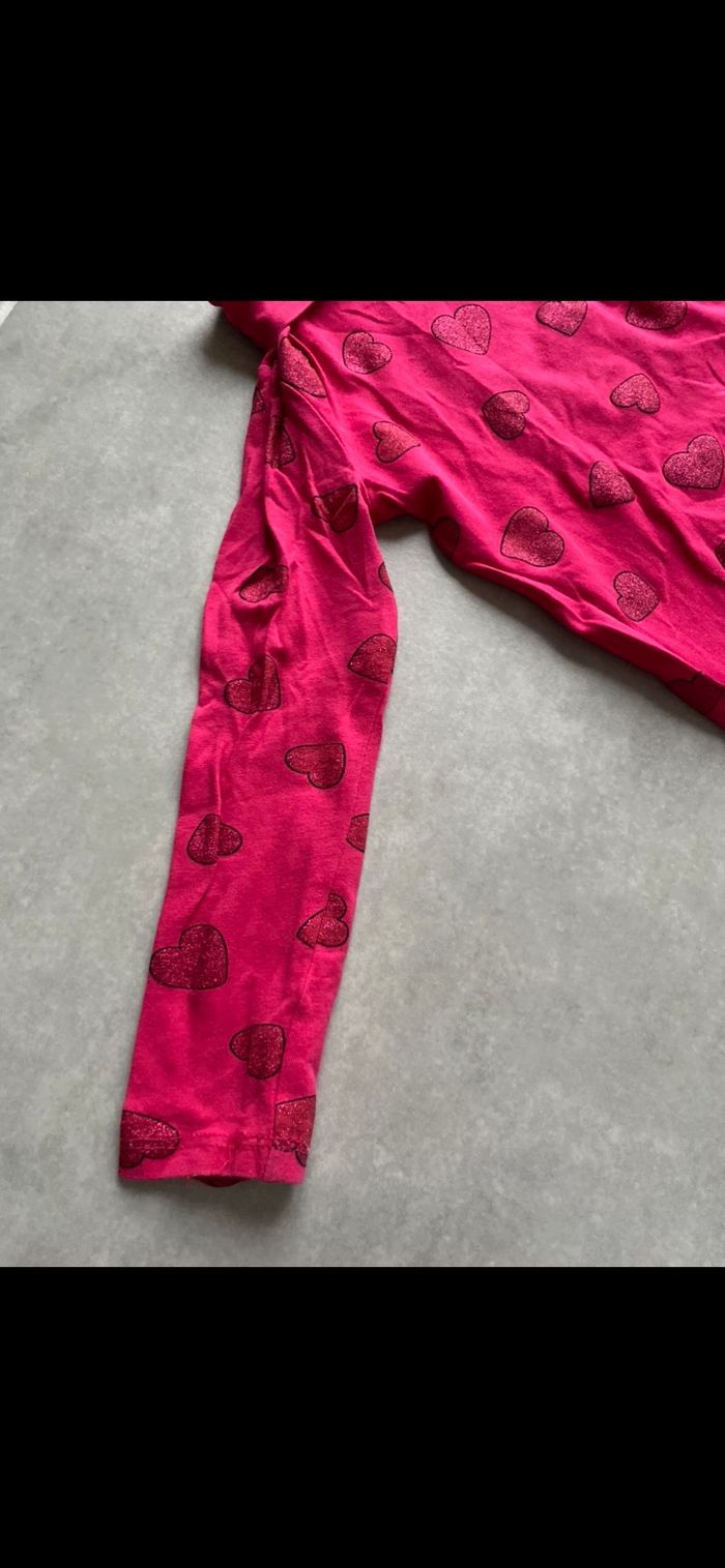 Sous pull col roulé avec cœurs 4 ans - photo numéro 2