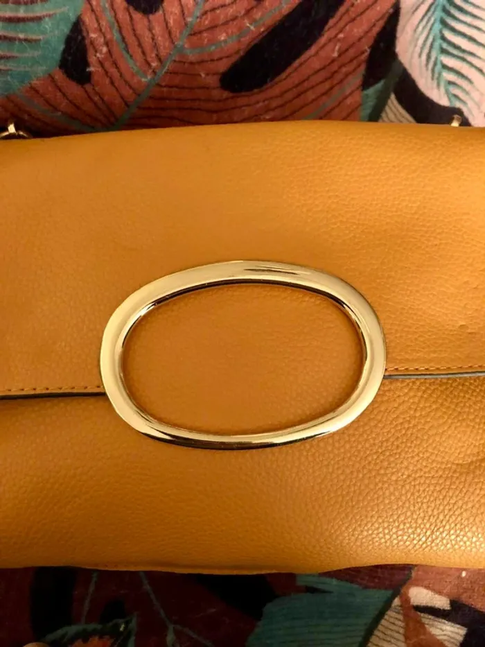 💛🍁Sac bandoulière Parfois jaune ocre doré automnal Crossbody bag golden ochre for autumn 🍁💛 - photo numéro 6