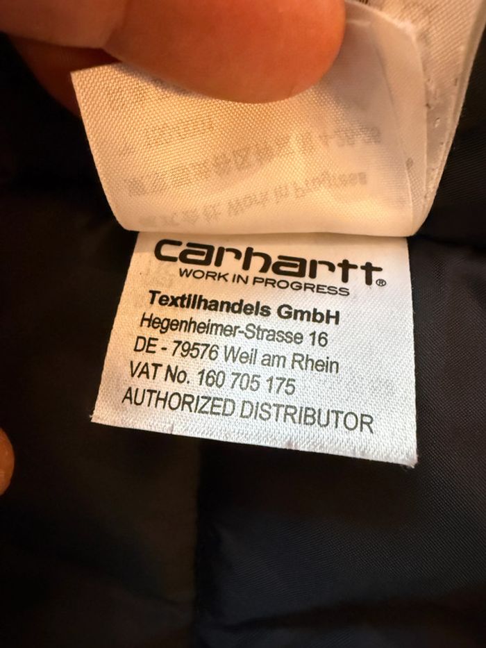 Parka Carhartt couleur bleu marine Taille S - photo numéro 7