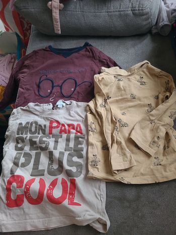 Lot 3 T-shirt manches longues