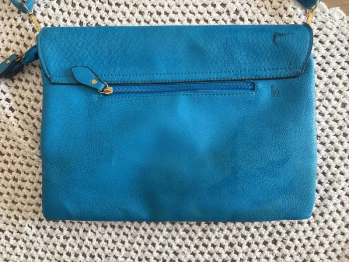 🛑 pochette / sac à main bleu 🛑 - photo numéro 3