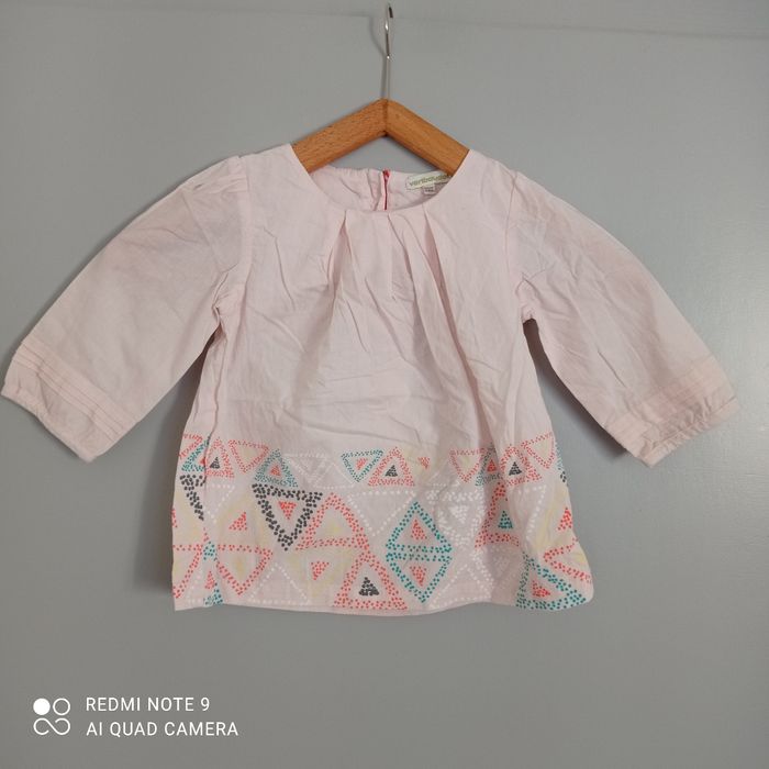 Blouse abricot 4ans Vertbaudet