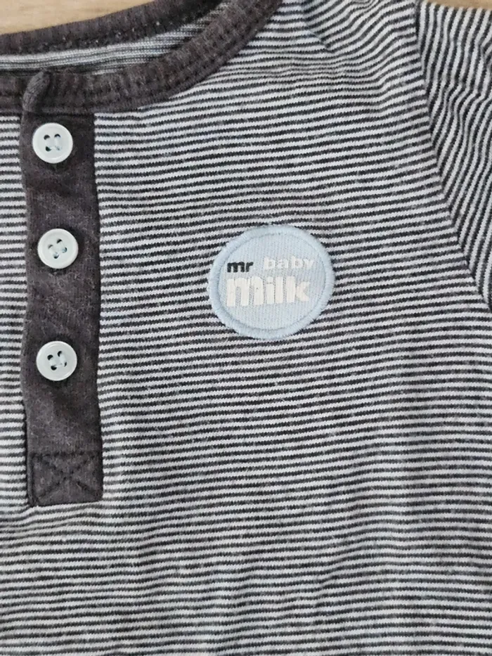 3 tee shirt manches longues 12 mois - photo numéro 7