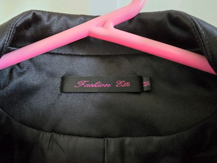 📌 Veste /Blazer Noire Satinée – Fashion Elle - photo numéro 6