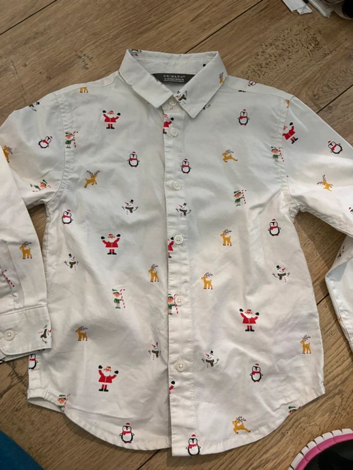 Chemise de Noël 3-4 ans