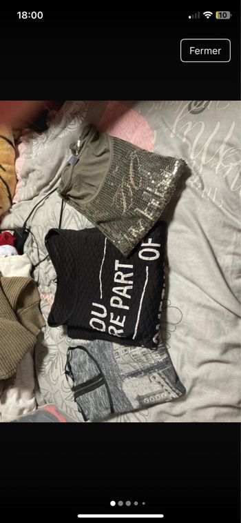 Lot 3 pull manche mi-longue