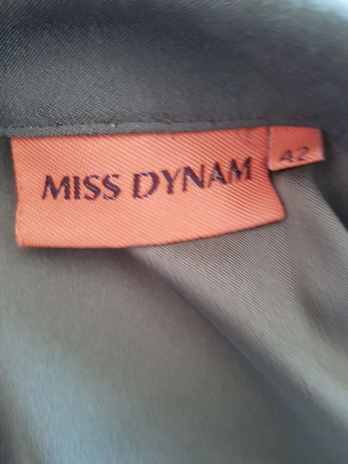 Veste femme verte cintrée. Miss Dynam. Taille 42, 51cm aux aisselles, 65cm de haut. - photo numéro 5