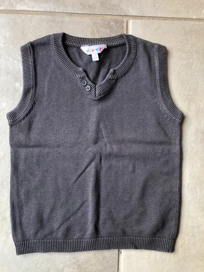 Gilet pull sans manche garçon Kid Kanaï taille 3 ans