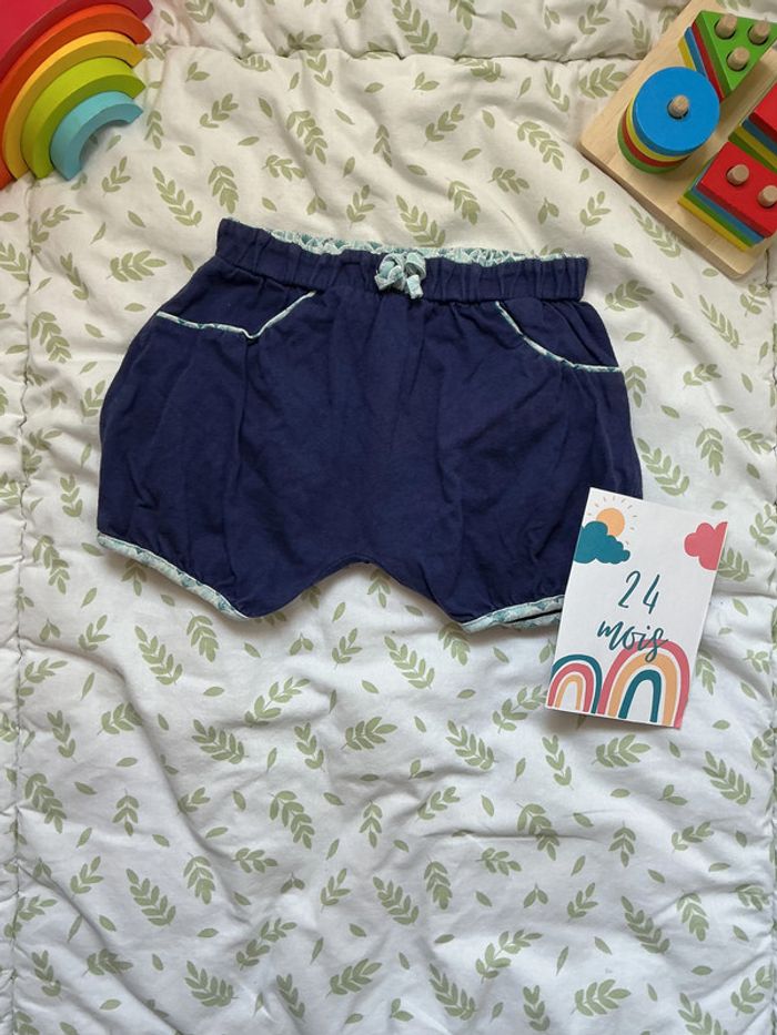 short sarouel marine obaibi 23 mois - photo numéro 2