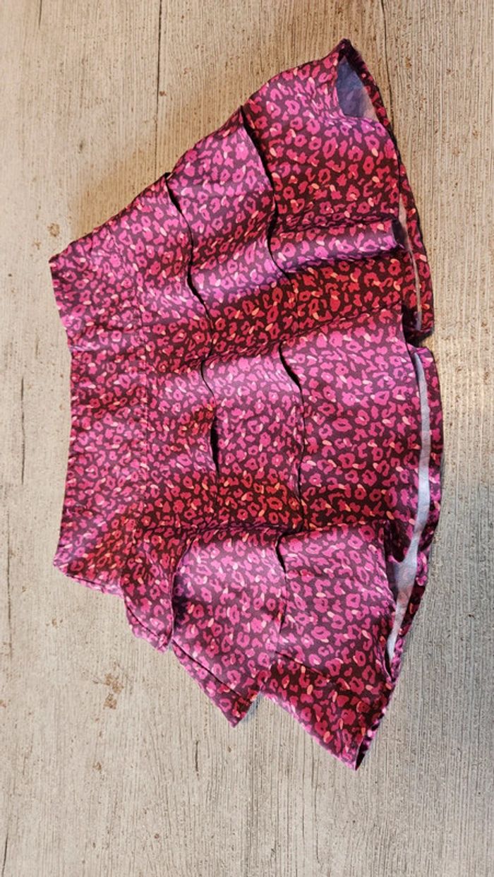 Jupe courte à volants dans les tons fushia, Pauline B, 6 ans, nickel - photo numéro 2