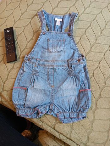 Salopette short en jean
