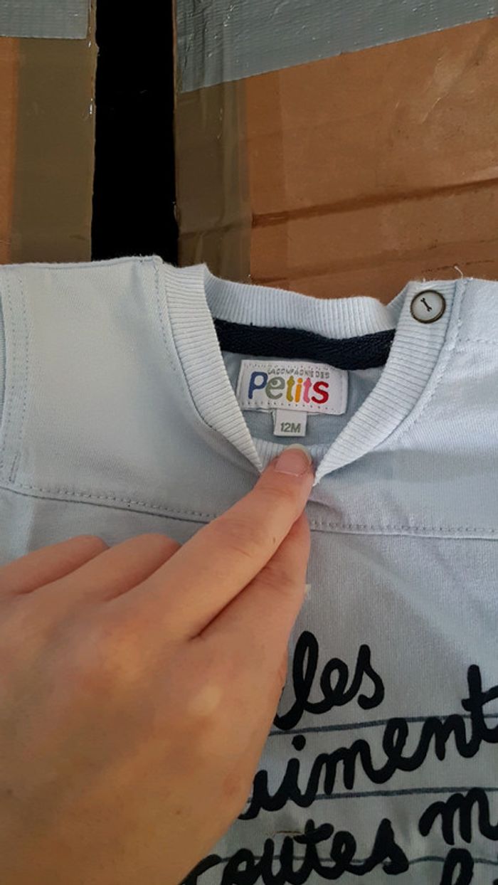 Lot 2 tee shirt 12 mois - photo numéro 3