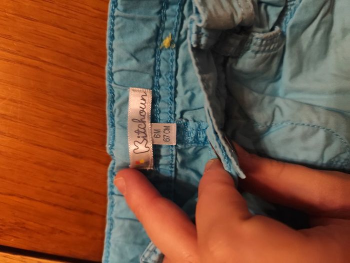 Short bleu - photo numéro 3