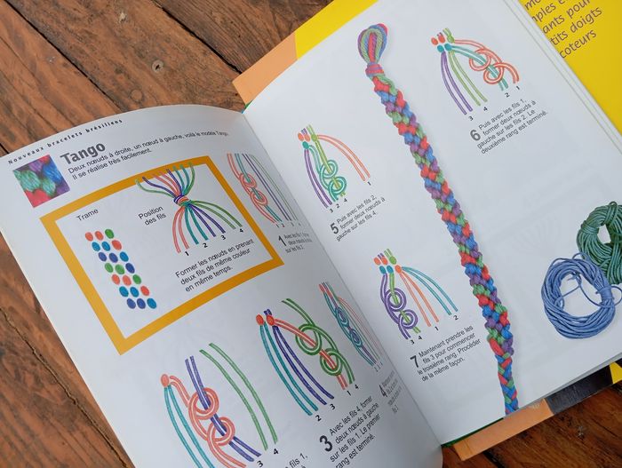Lot livre création pour ado e/ jeune.Et bracelet Brésilien - photo numéro 4