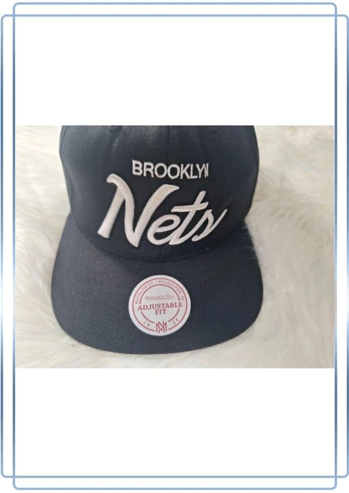 Casquette mitchell and ness NBA brooklyn nets / ajustable - brodé (529) - photo numéro 2
