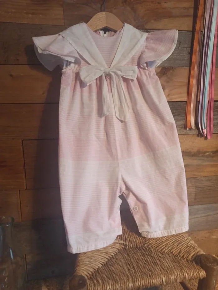 Tenue Jacadi vintage tbe 6 mois - photo numéro 2