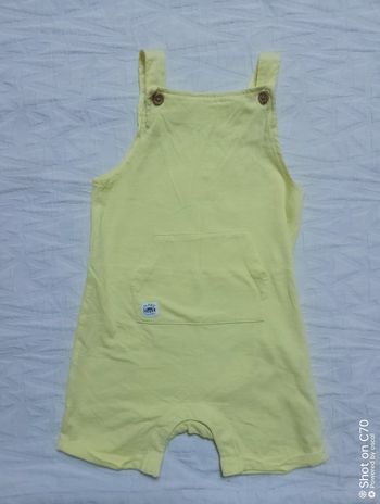 Gemo salopette short combi jaune pale