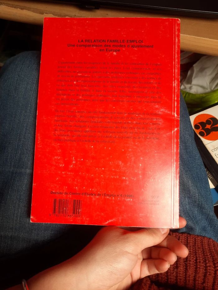 Livre relation famille emploi p o - photo numéro 5