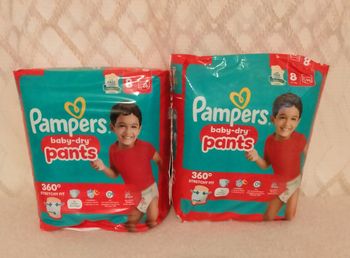 Lot couches Pampers baby dry pants taille 8/52 couches