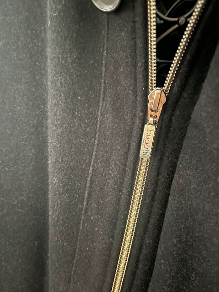 Manteau noir homme taille 52 marque Bugatti - photo numéro 5