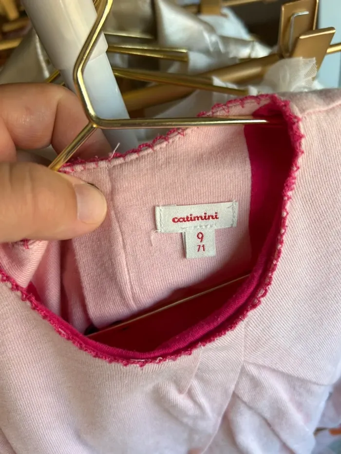 Superbe robe Catimini taille 9 mois comme neuve - photo numéro 3
