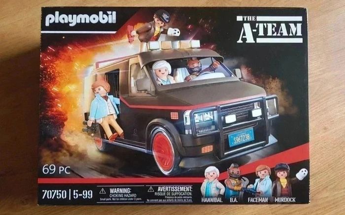 60 € 70750 Le Fourgon de l'Agence tous risques Playmobil