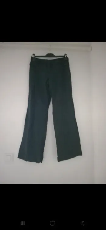 Pantalon d’été fluide Promod noir T38