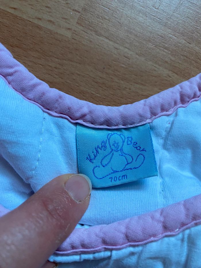 Belle gigoteuse blanche et rose T. 6 mois fille TBE - photo numéro 6