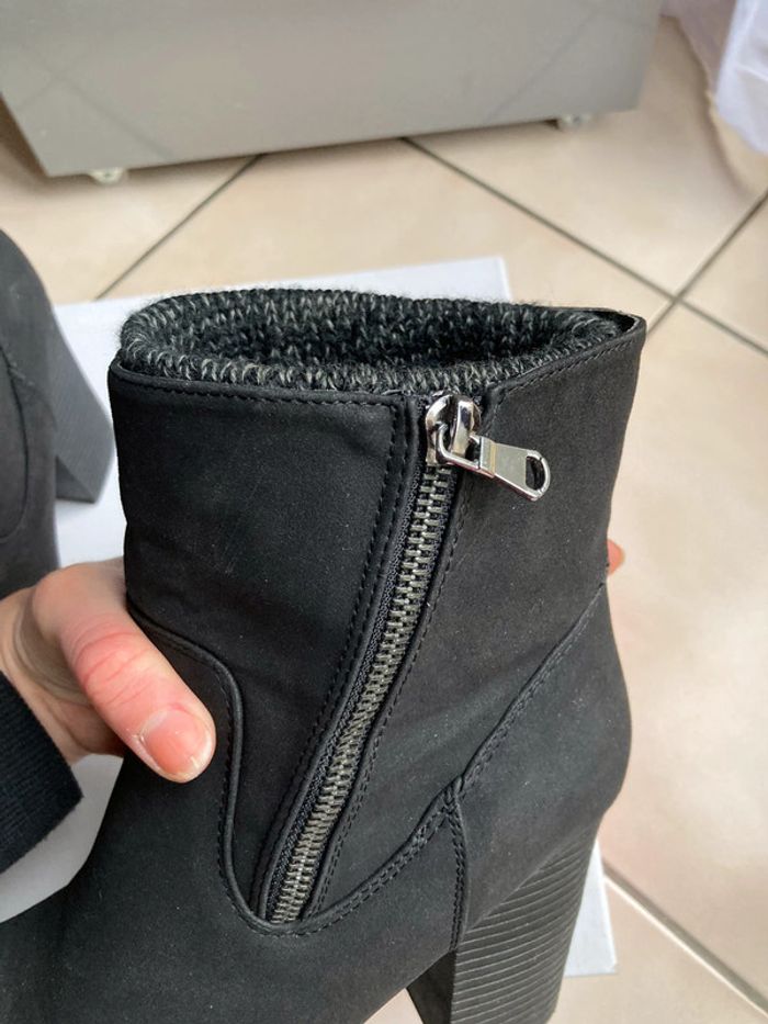 Bottines Justfab noires 38 - photo numéro 4