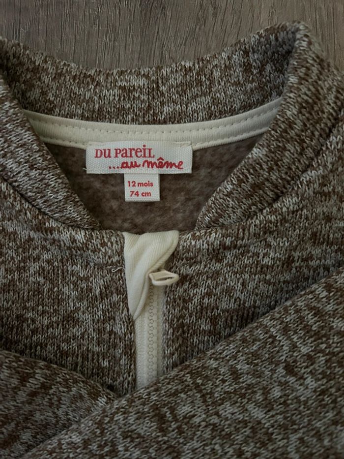 Ensemble pantalon velours bodie gilet 9/12 mois - photo numéro 10