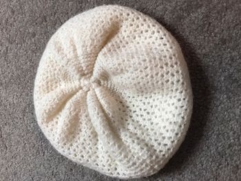 Bonnet fille Obaibi crème 18-23 mois