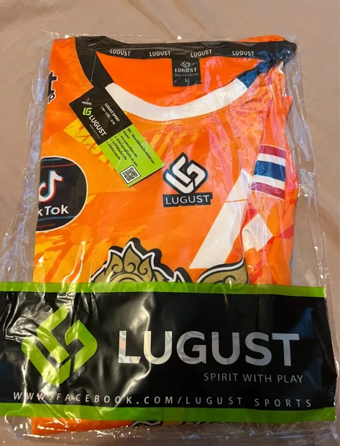 🟠 Maillot Thaïlandais 🇹🇭 SINGHA – orange – taille L – neuf avec étiquette - photo numéro 3