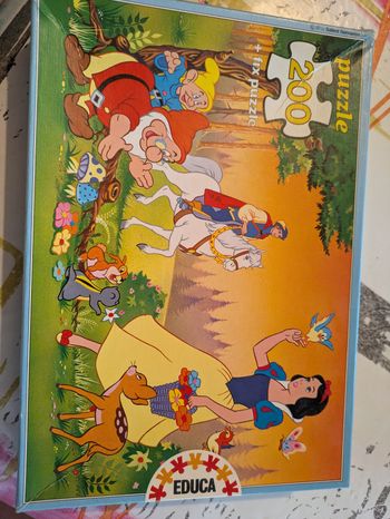 Puzzle blanche neige warlt disney 