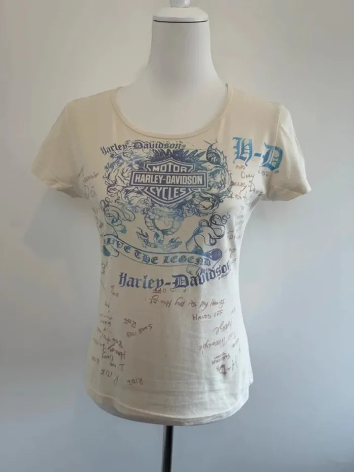 T-shirt Harley Davidson femme made in US taille M