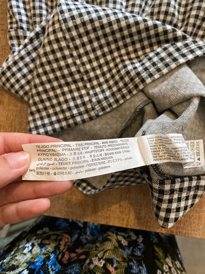 Robe à carreaux Zara - Taille 38 - Style rétro chic - photo numéro 5