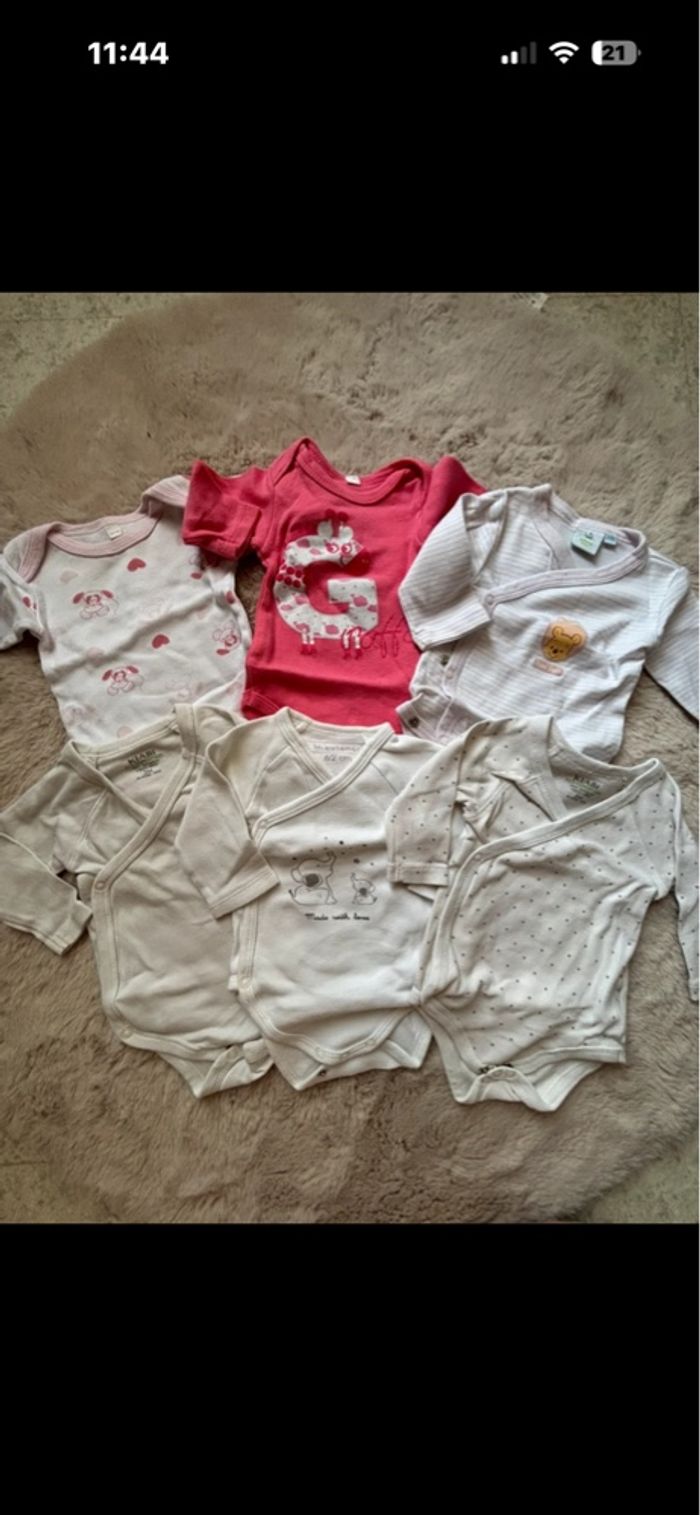 Lot bodies manche longue