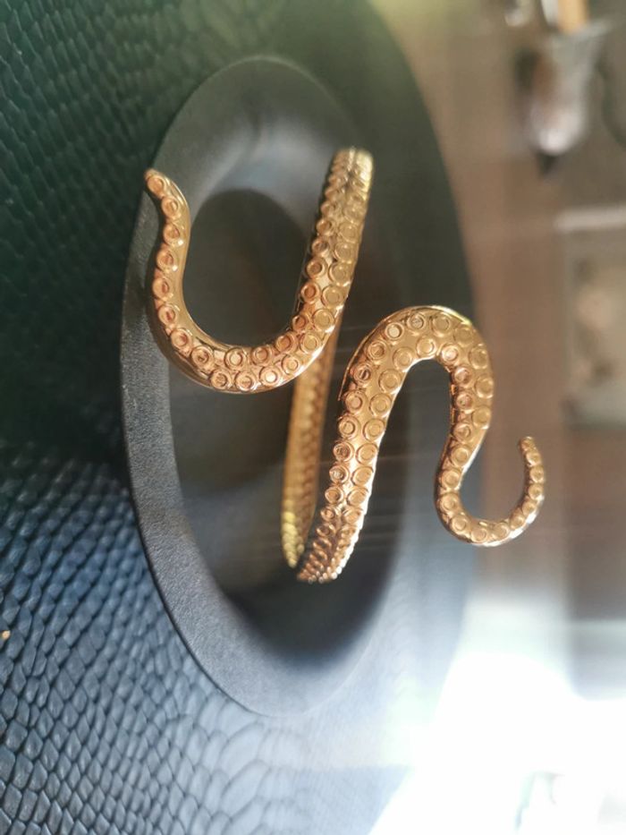 Bracelet de bras doré style égyptien - photo numéro 2