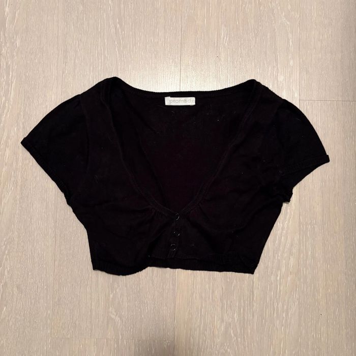 Crop top Promod • noir • 34 🌿