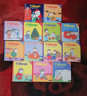 Livres tchoupi x 13