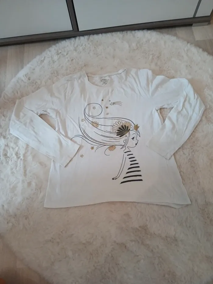 tee-shirt manche longue 10 ans fille đź‘§