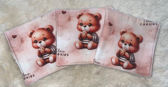 3 lingettes oursons